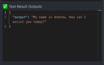 Trivet test case output