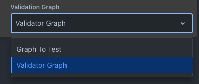 Validator Graph Dropdown